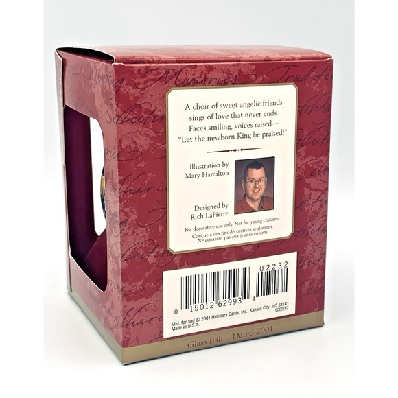 Vintage Hallmark Keepsake Mary Hamilton Angel Chorus Choir Ornament 2001 NIB - Picture 5 of 5